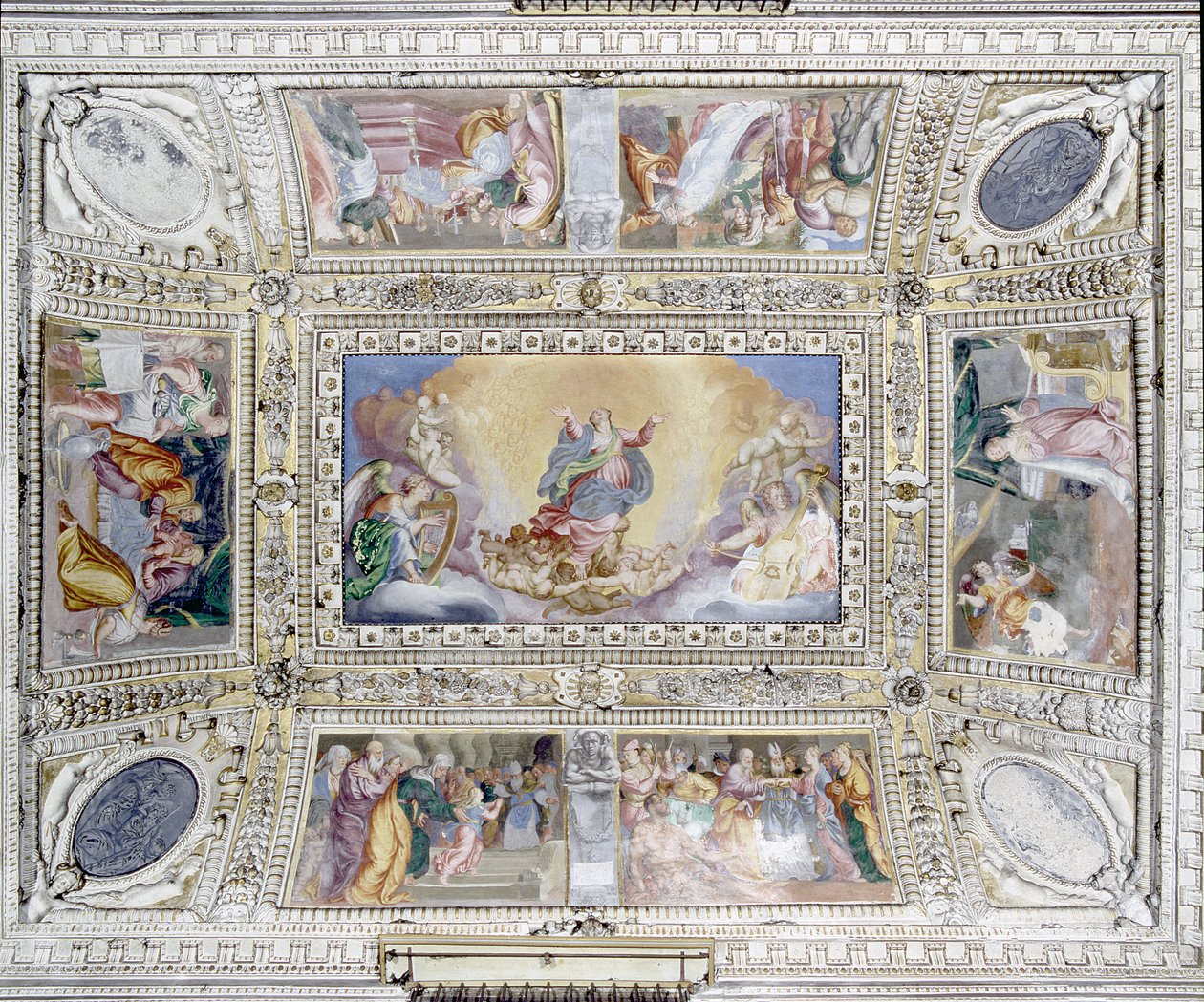 Scene della vita della Vergine Maria e Assunzione da Pier Francesco Morazzone