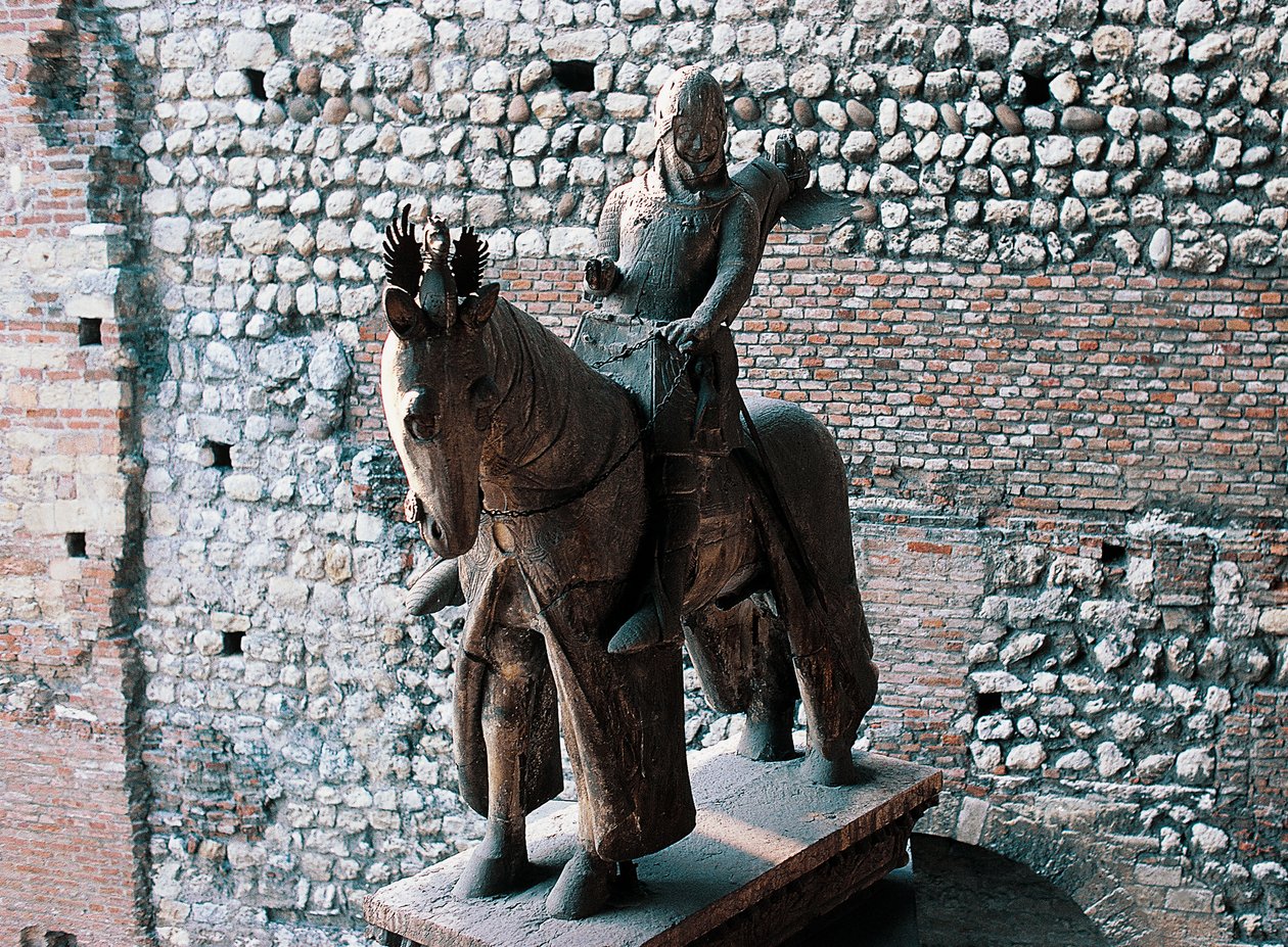Statua equestre di Cangrande I della Scala, Castelvecchio, Verona da Blaise Nicolas Le Sueur