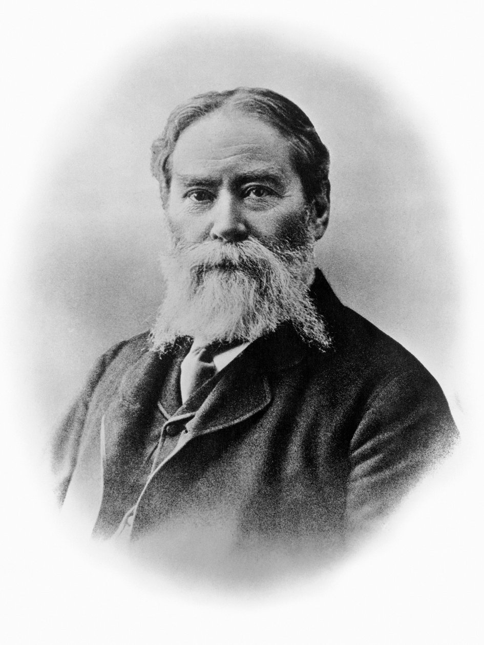 Ritratto di James Russell Lowell, poeta romantico americano, critico, editore, abolizionista e diplomatico, fotografia da Blaise Nicolas Le Sueur