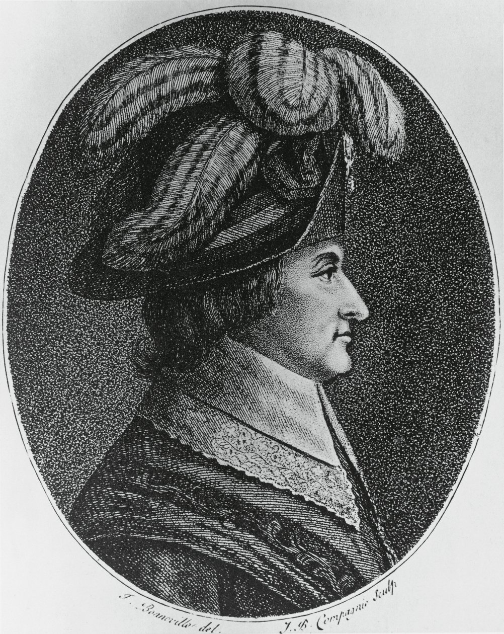Ritratto di Lazare Nicolas Marguerite, Conte Carnot (1753-1823), generale, politico, ingegnere e matematico francese (incisione) da Blaise Nicolas Le Sueur