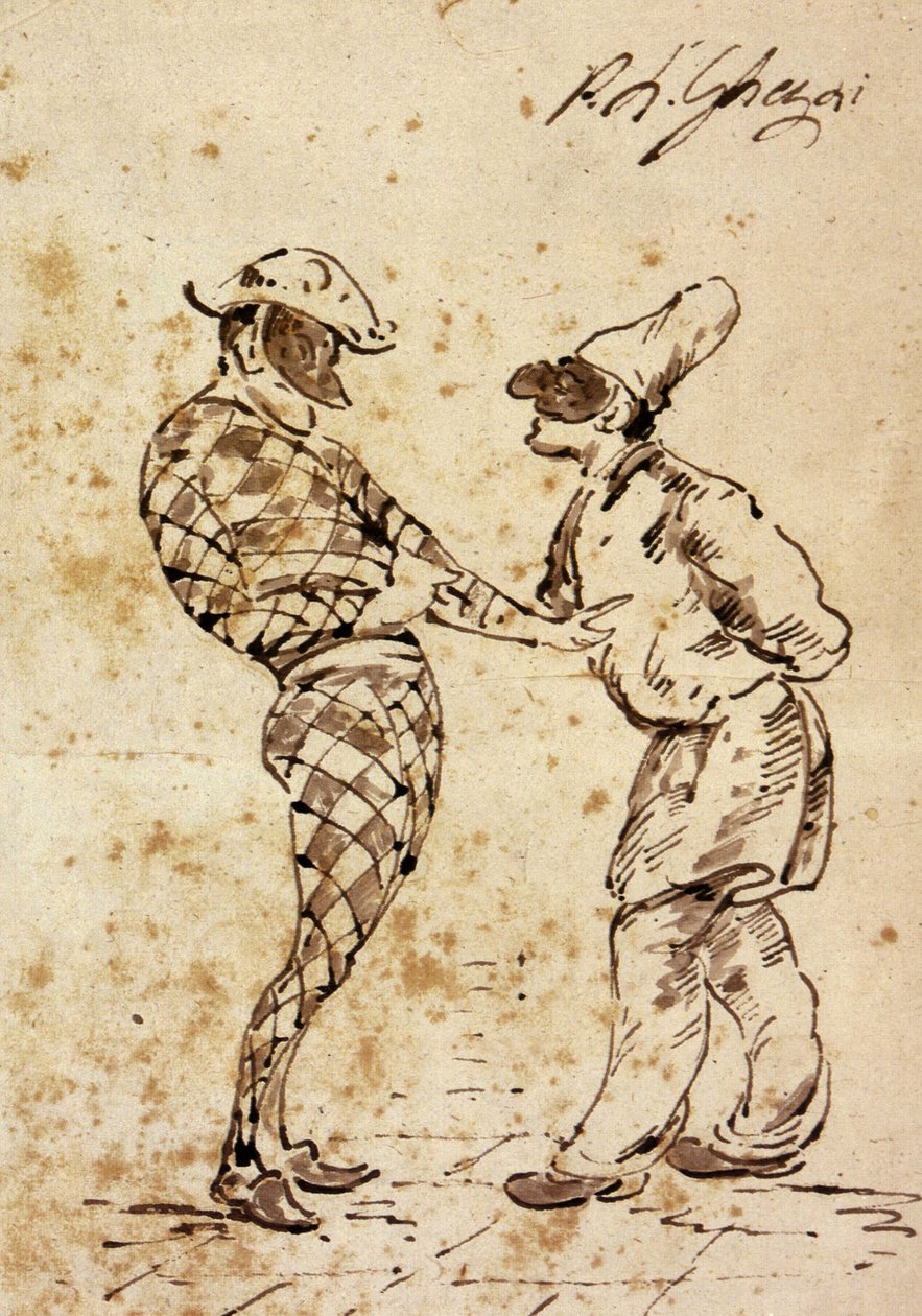 Teatro: Polichinelle e Arlecchino, personaggi della Commedia dell