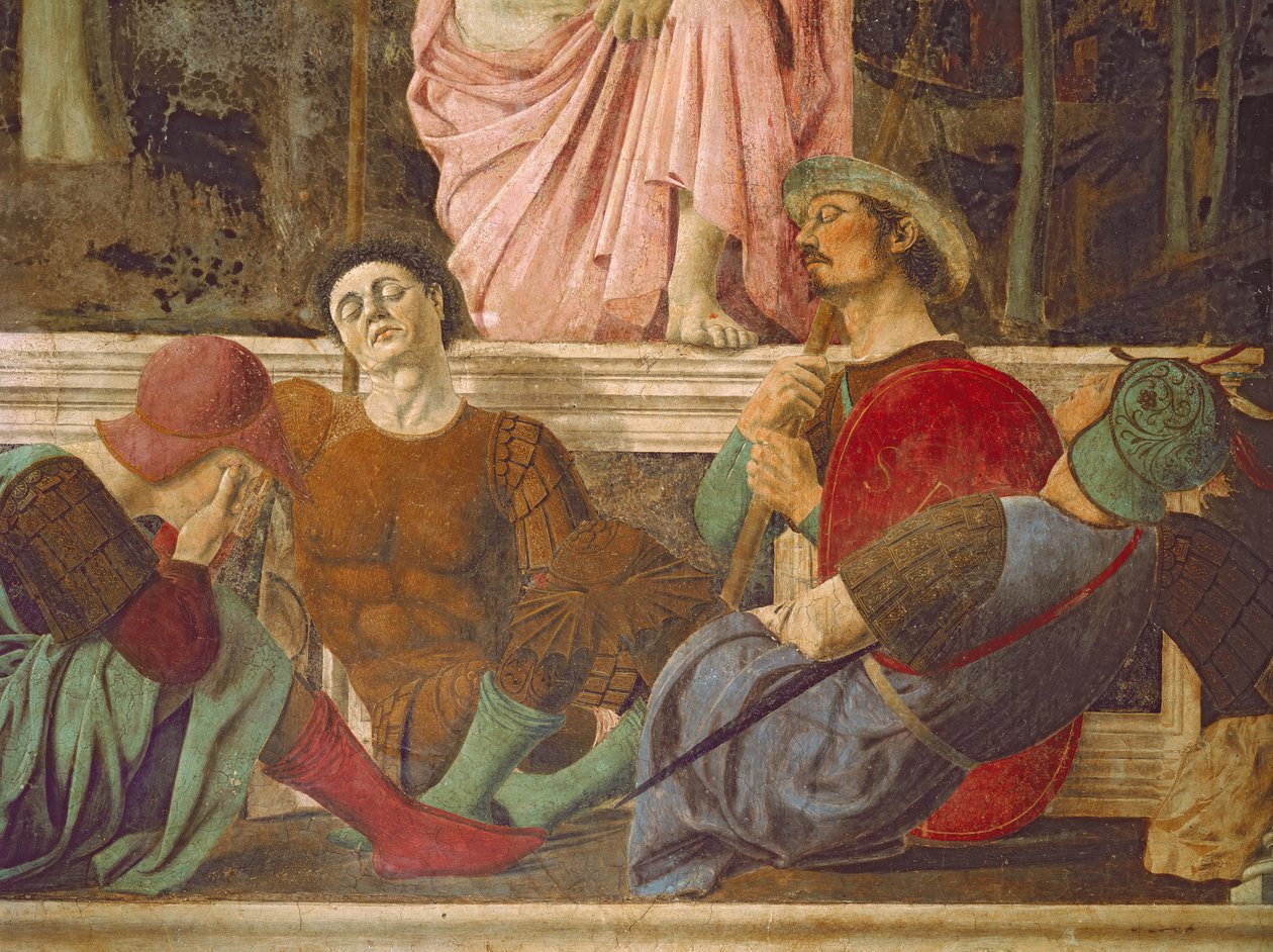 La resurrezione (dettaglio) da Piero della Francesca