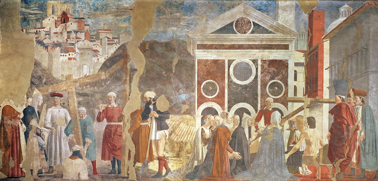 Verifica della Vera Croce, completata nel 1464 da Piero della Francesca