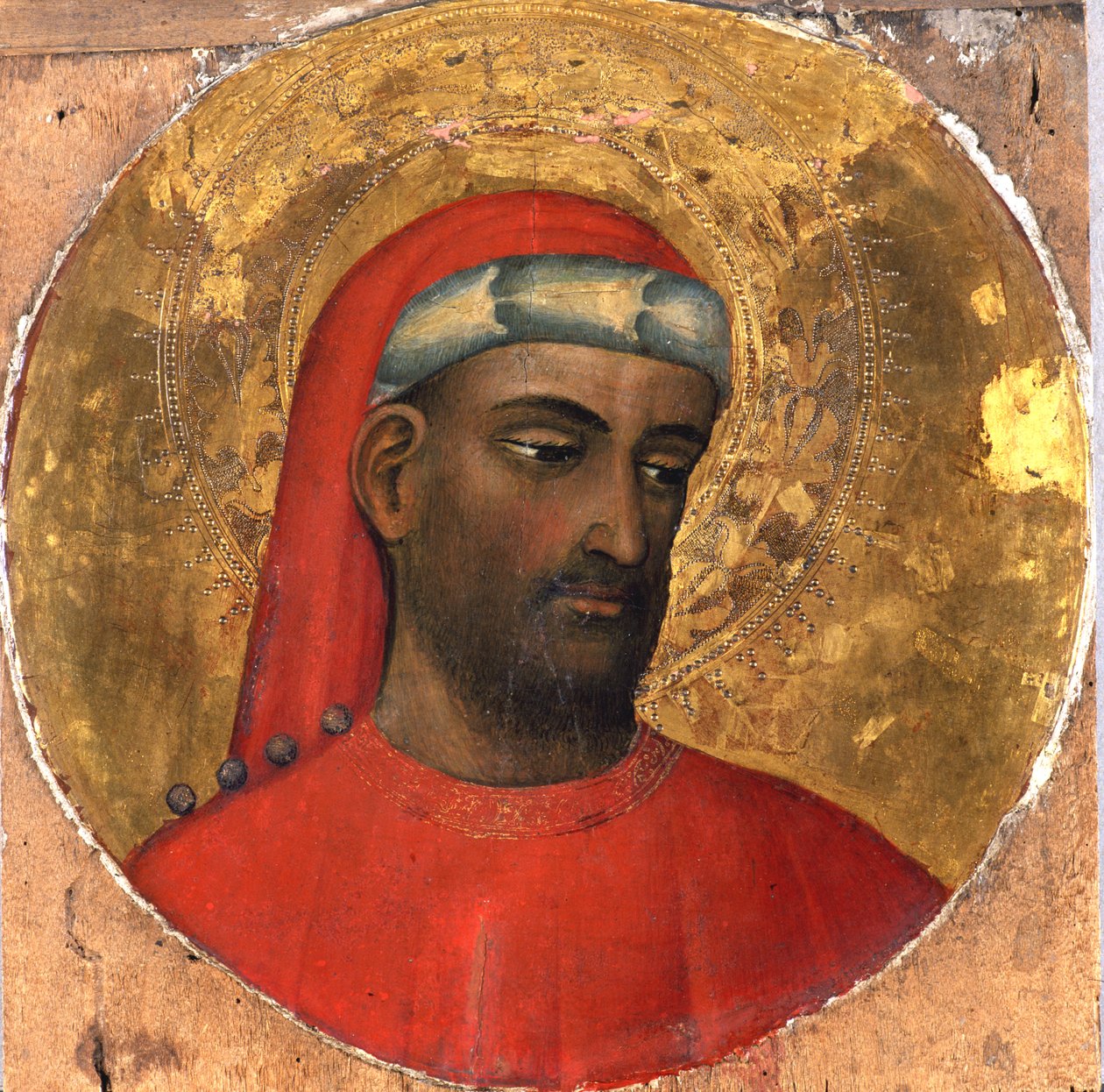 Tondo con un ritratto di San Cosma, prima del 1420 da Piero di Alvaro