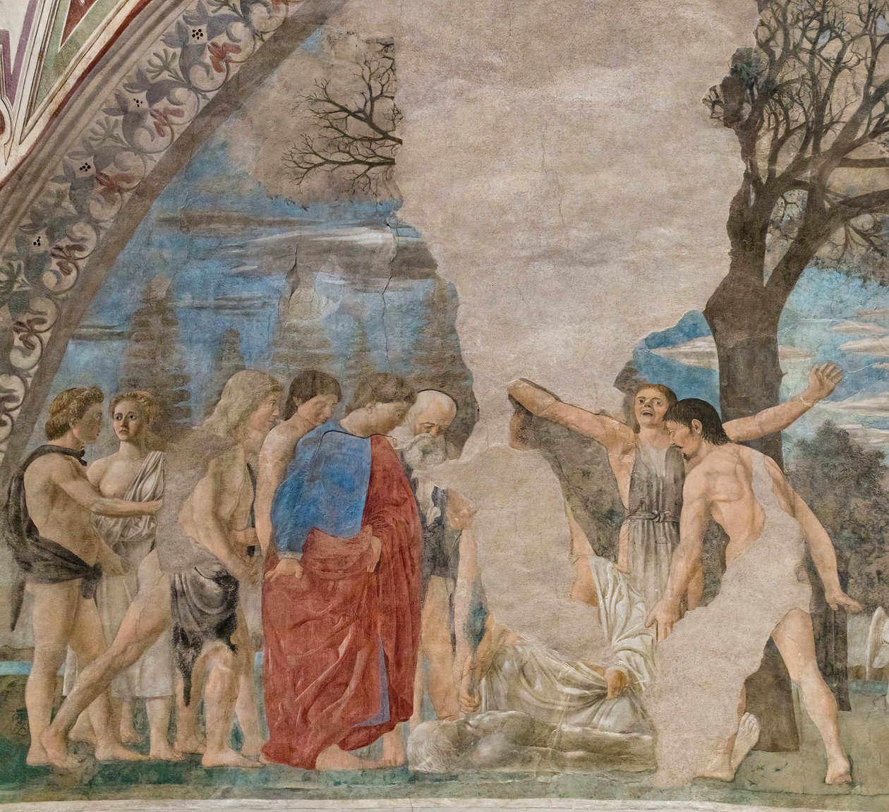 Morte di Adamo (particolare) da Piero della Francesca