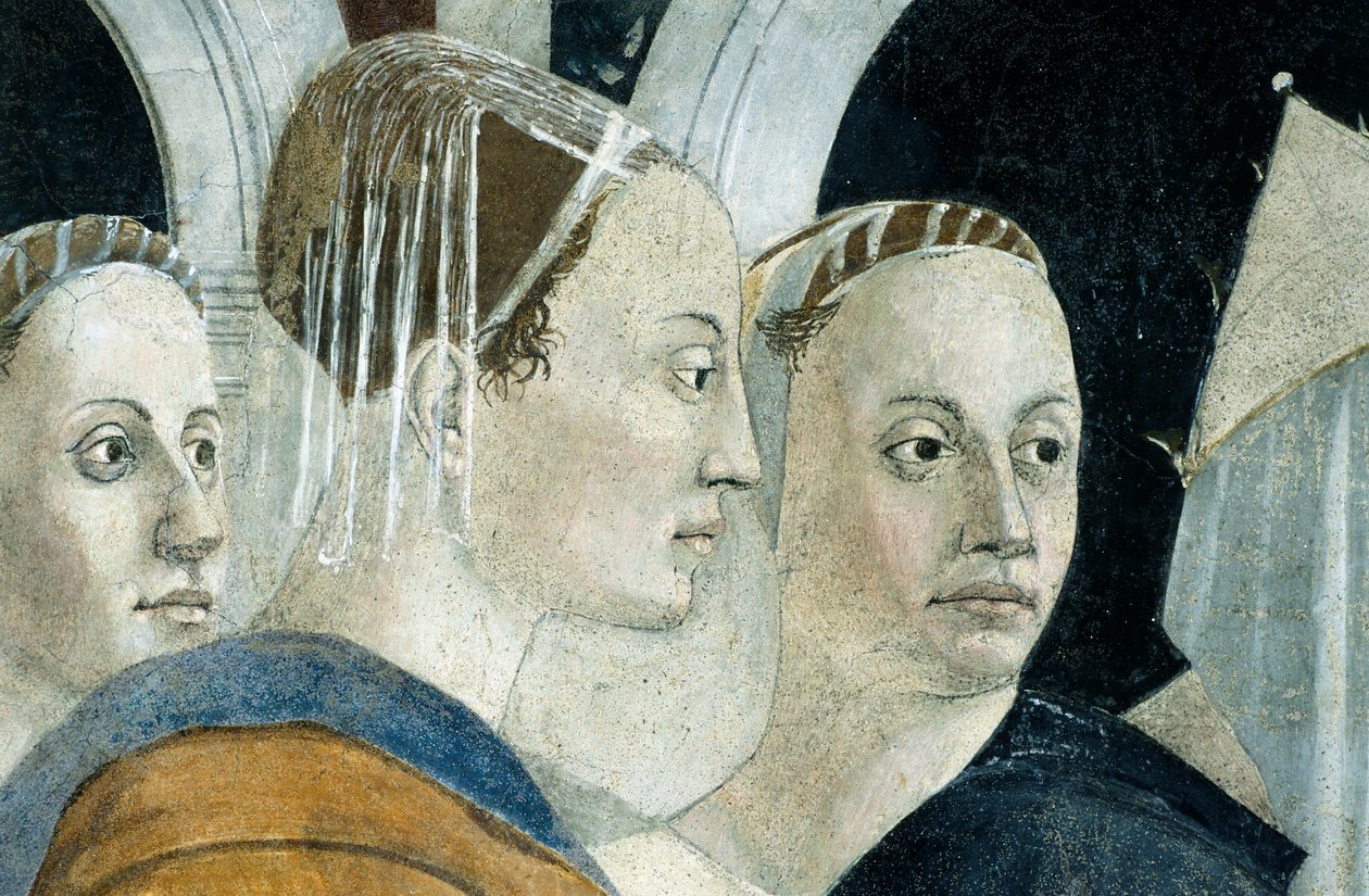 (dettaglio) La leggenda della Vera Croce: scoperta e verifica della Vera Croce da Piero della Francesca