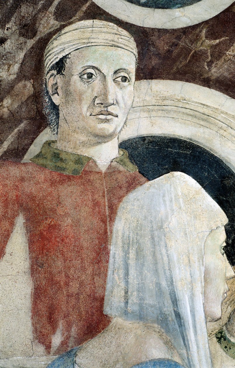 (Dettaglio) da La Leggenda della Vera Croce che mostra la scoperta e la verifica della Vera Croce, di Piero della Francesca da Piero della Francesca
