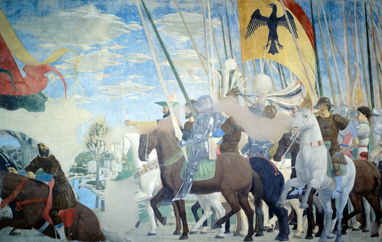 Vittoria di Costantino (dettaglio) da Piero della Francesca