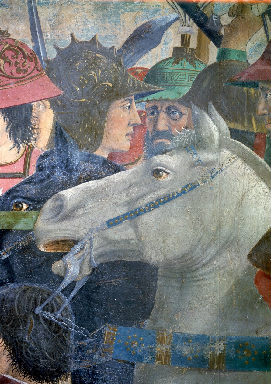 La Leggenda della Vera Croce, la Battaglia di Eraclio e Cosroe (dettaglio) da Piero della Francesca