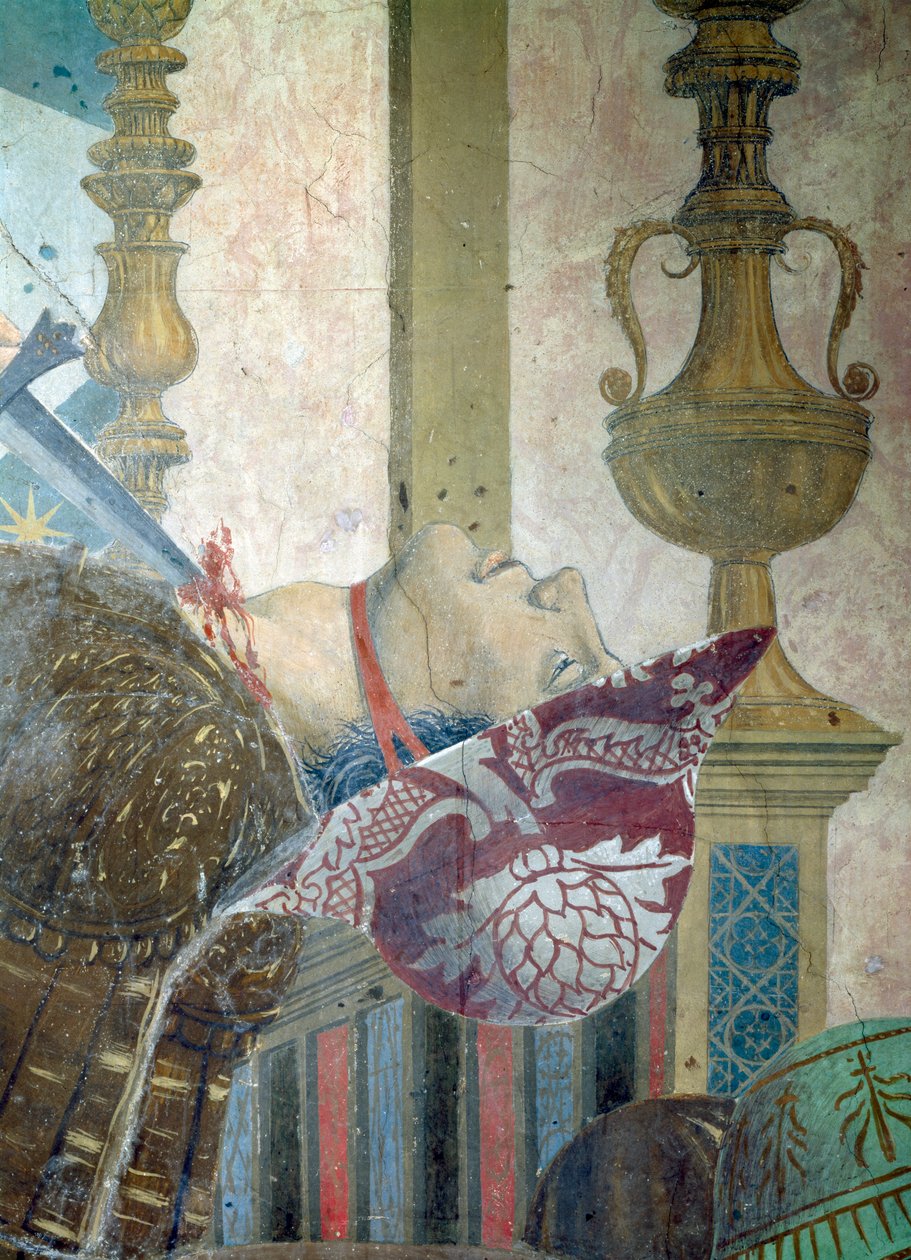 La Leggenda della Vera Croce, la Battaglia di Eraclio e Cosroe (dettaglio) da Piero della Francesca