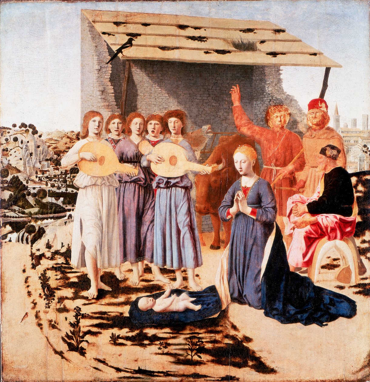 La Natività, 1470-1475 da Piero della Francesca