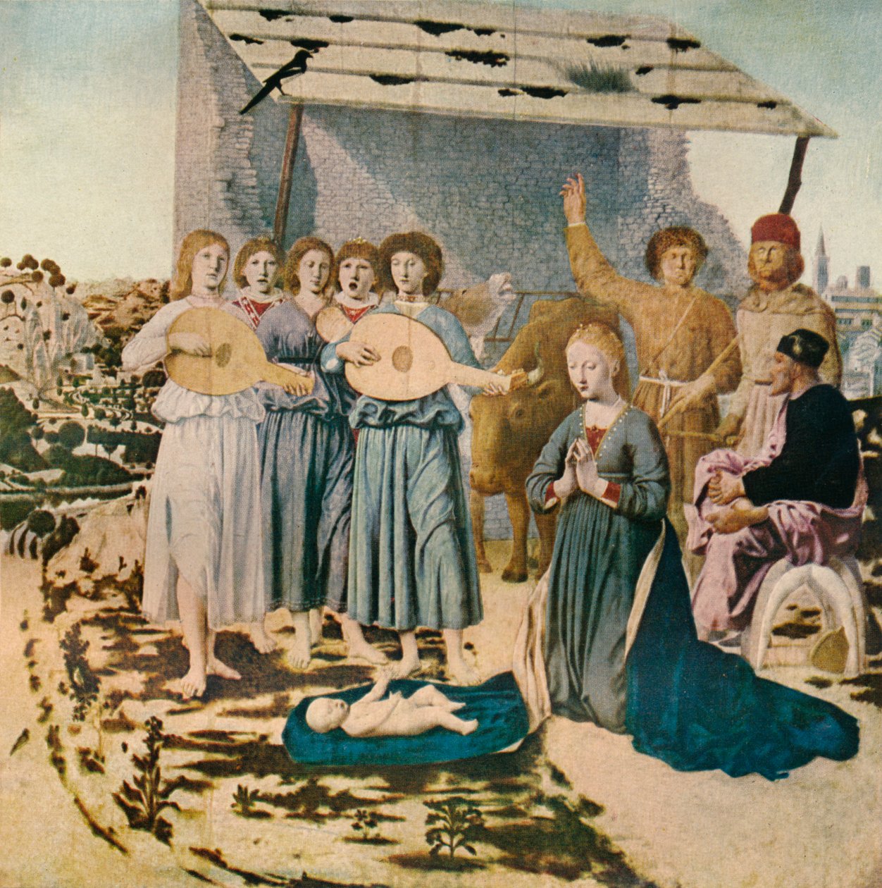La Natività, c1470 da Piero della Francesca