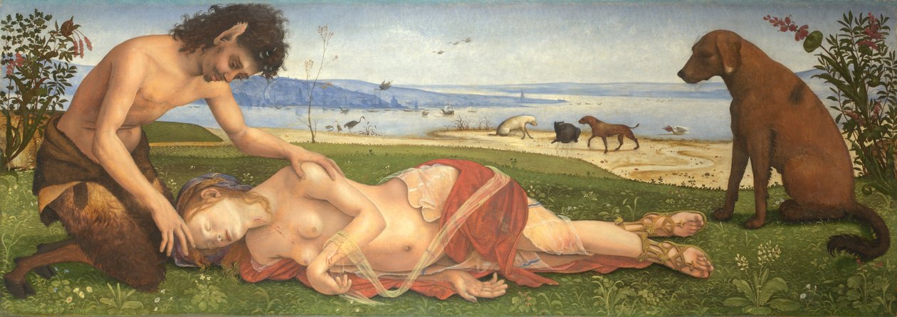 Un satiro in lutto per una ninfa, c. 1495 da Piero di Cosimo