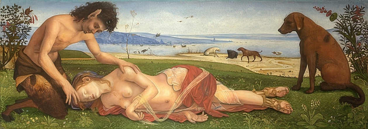 Un satiro piange una ninfa da Piero di Cosimo