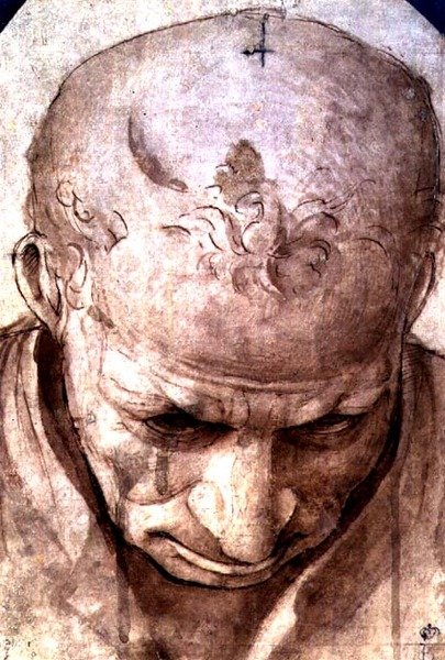 Testa di un uomo anziano da Piero di Cosimo