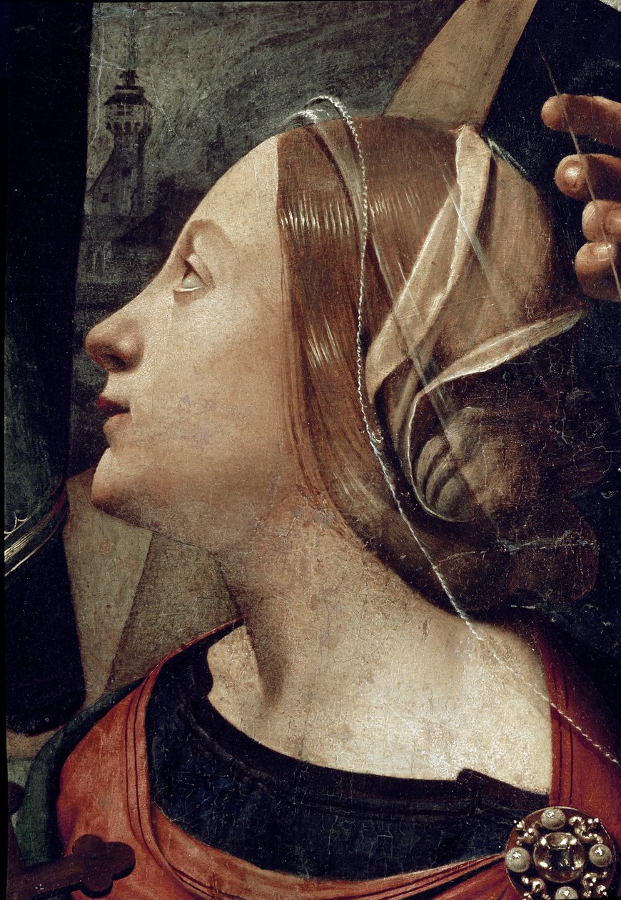 Santa Margherita di Antiochia, dettaglio dell