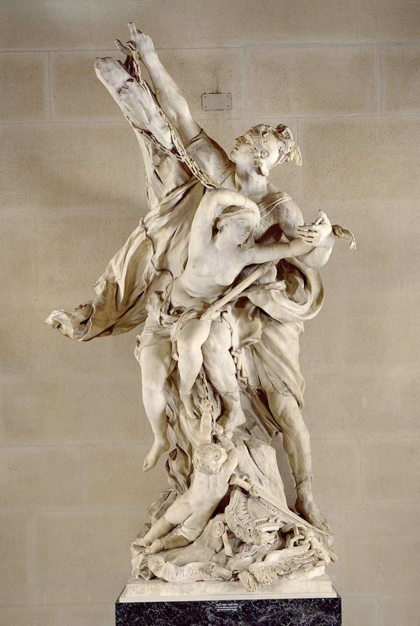 Perseo e Andromeda, 1684 (marmo) da Pierre and Veyrier, Christophe Puget