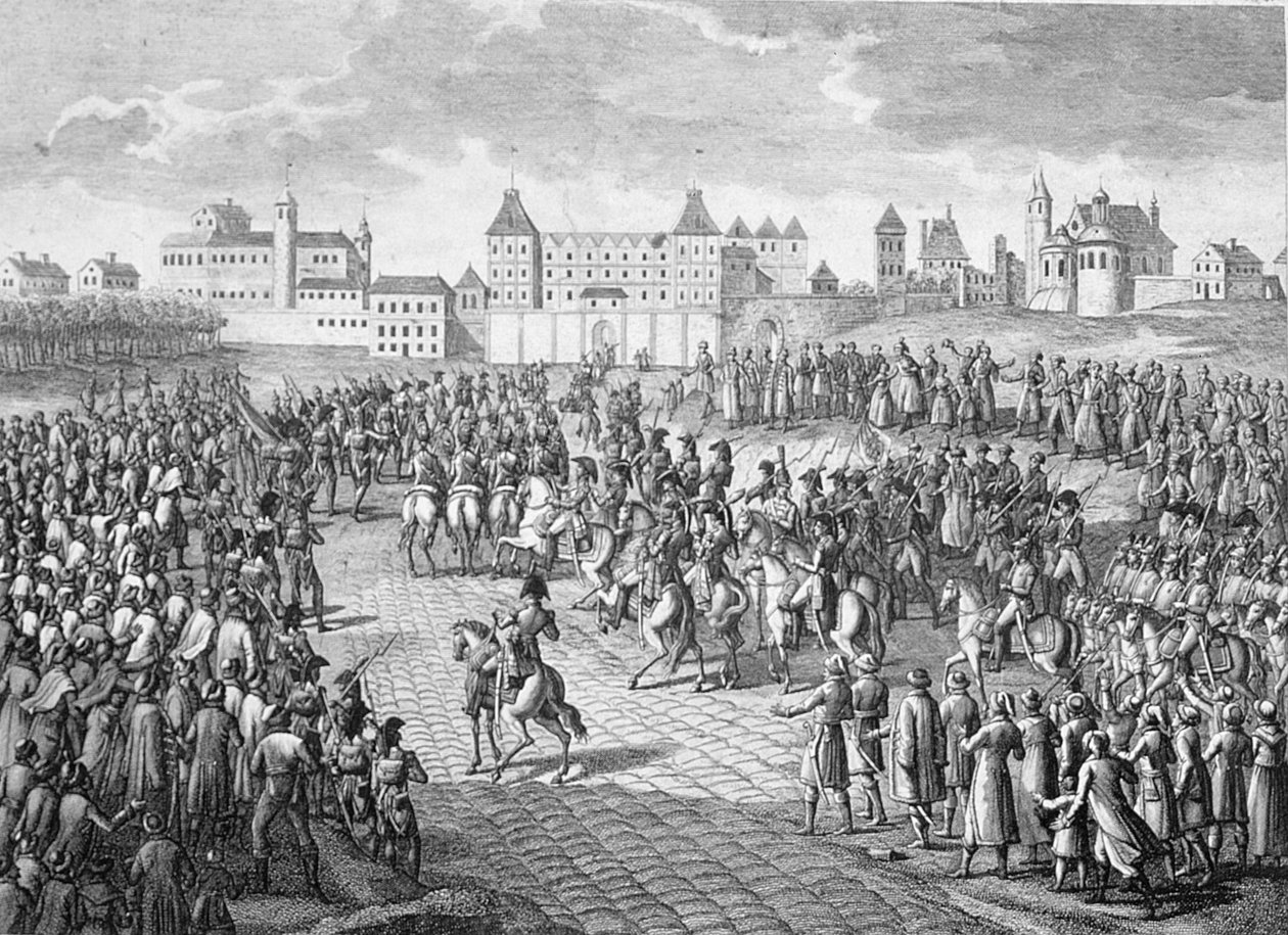 Ingresso trionfale dei francesi a Varsavia, 28 novembre 1806 da Pierre Adrien Le Beau