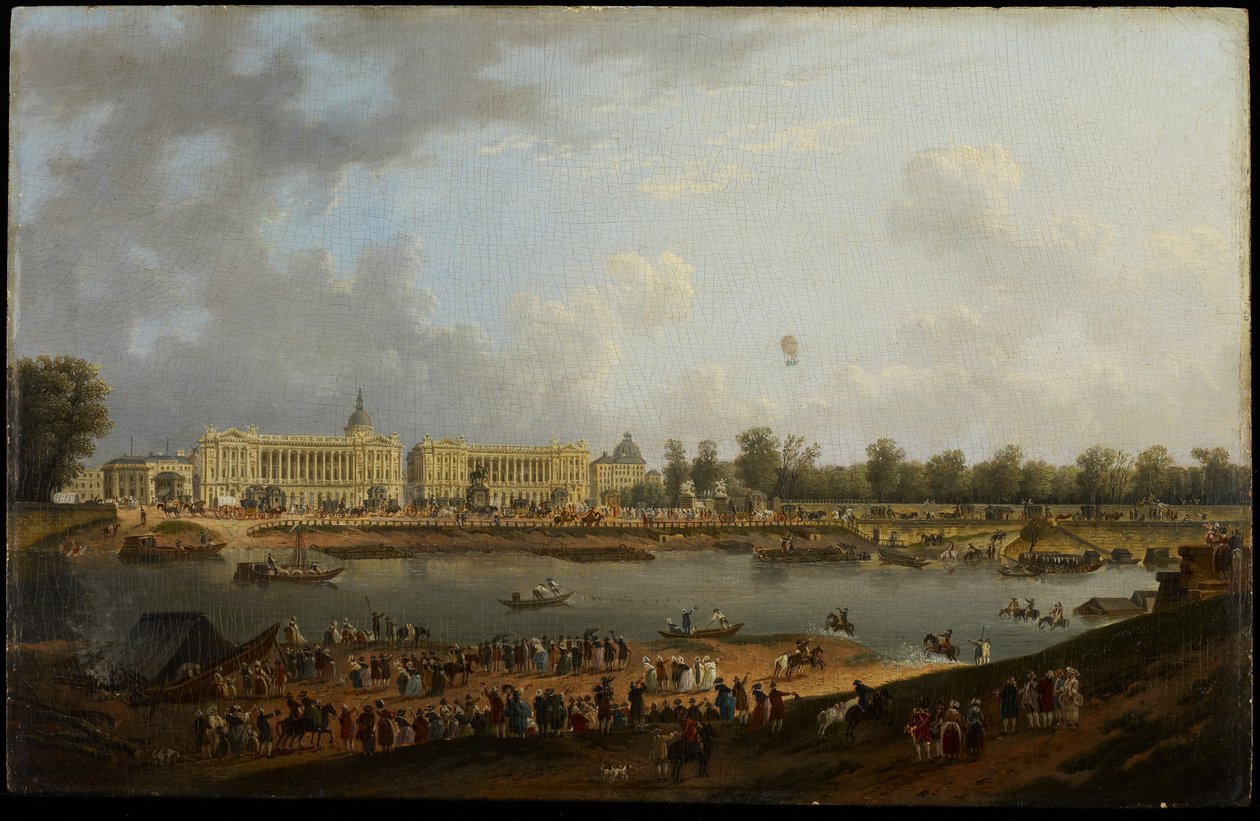 Place de la Concorde, c.1783 da Pierre Antoine Demachy