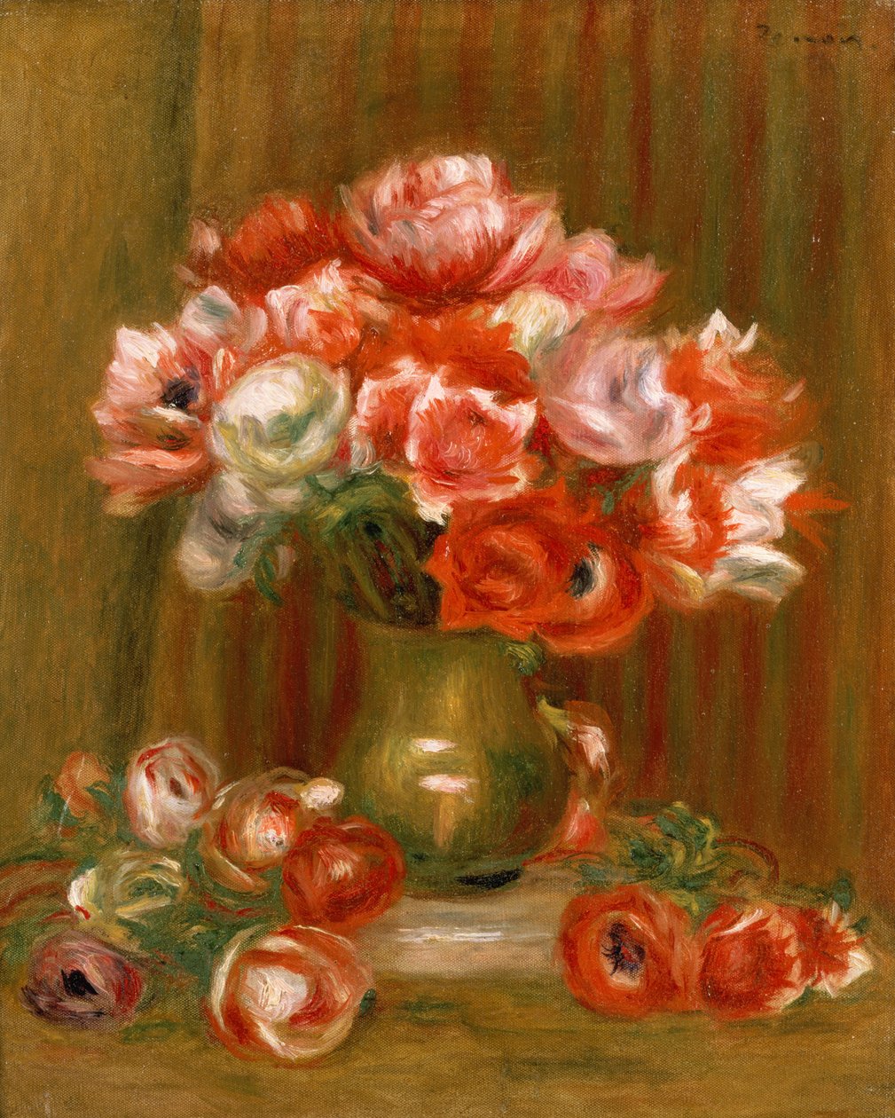 Anemoni, 1909 da Pierre Auguste Renoir