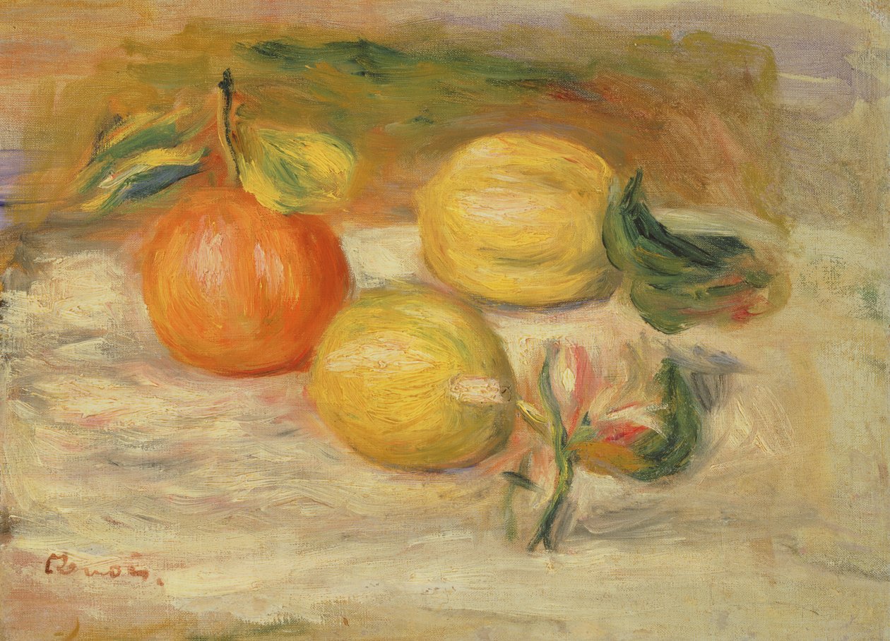 Mele e due limoni da Pierre Auguste Renoir