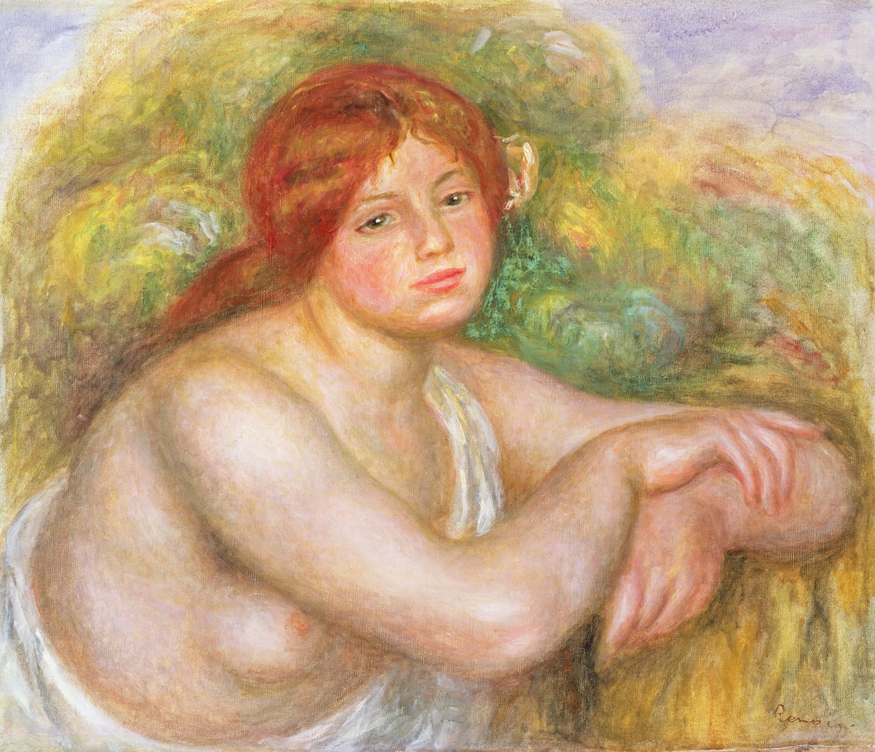 Busto di nudo, 1909 da Pierre Auguste Renoir