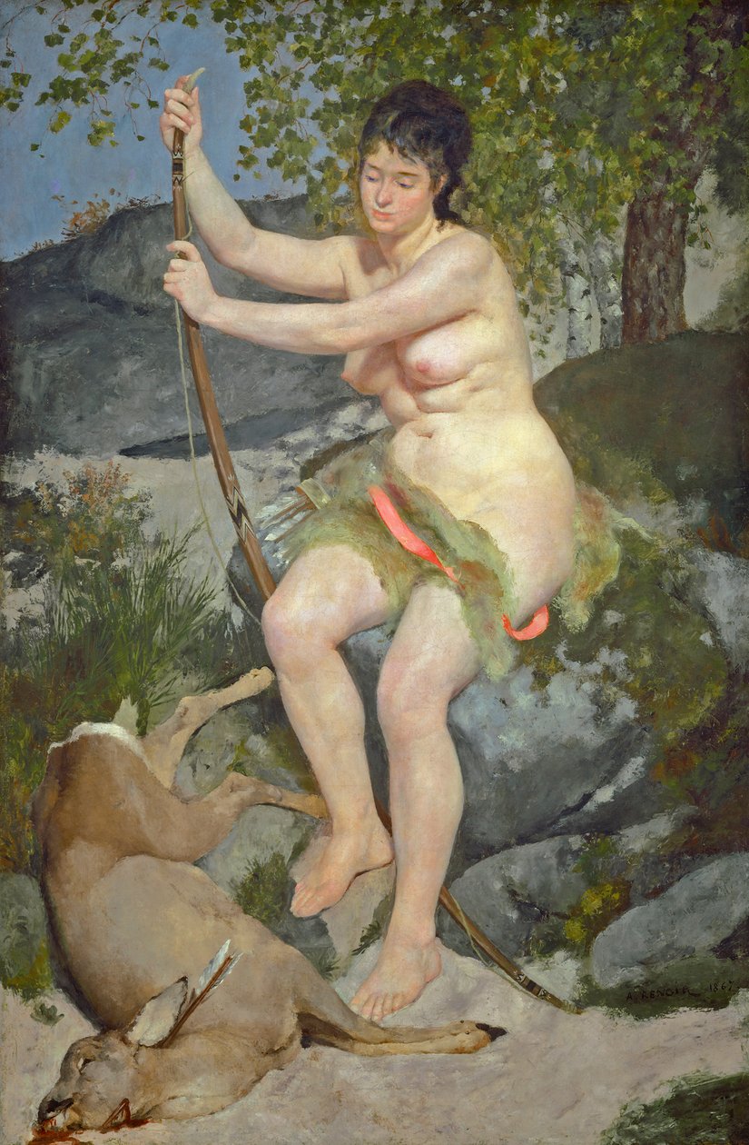 Diana, 1867 da Pierre Auguste Renoir