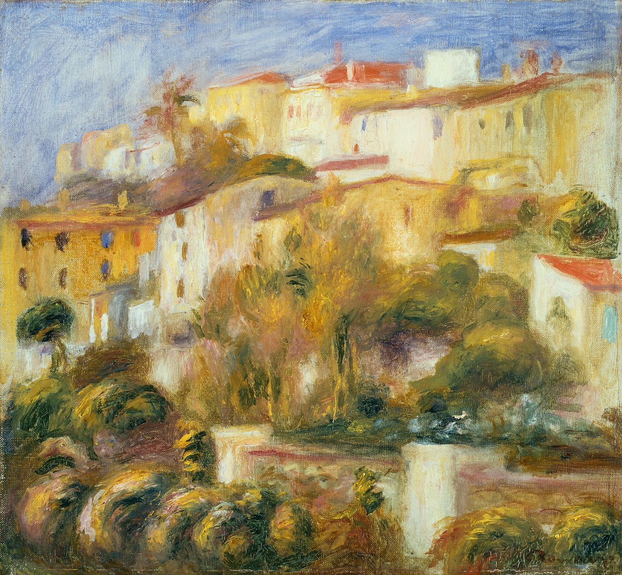 Casa a Cagnes, c.1900 da Pierre Auguste Renoir