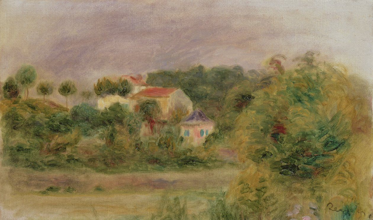 Case nel parco da Pierre Auguste Renoir