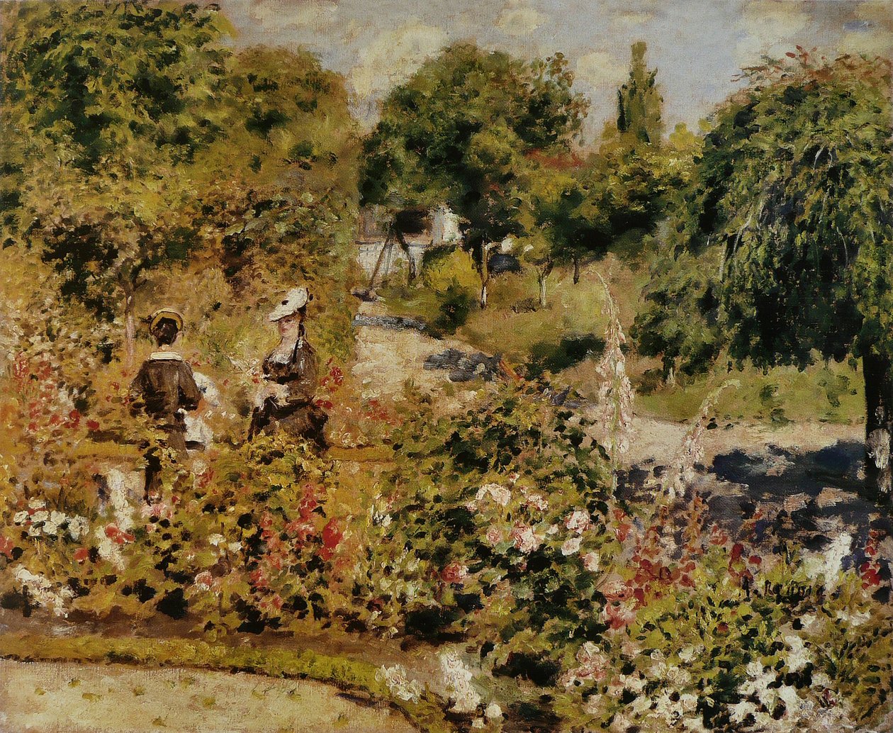 Giardino a Fontenay da Pierre Auguste Renoir