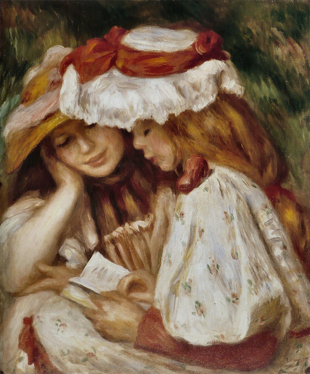 Giovani ragazze che leggono da Pierre Auguste Renoir