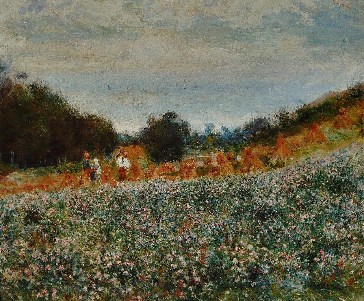 Il raccolto da Pierre Auguste Renoir