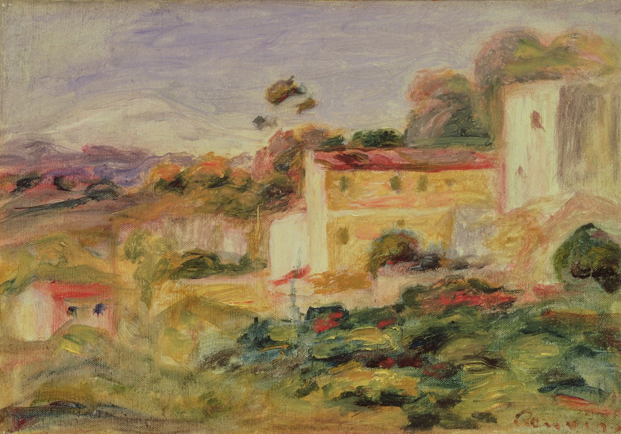 Paesaggio con case da Pierre Auguste Renoir