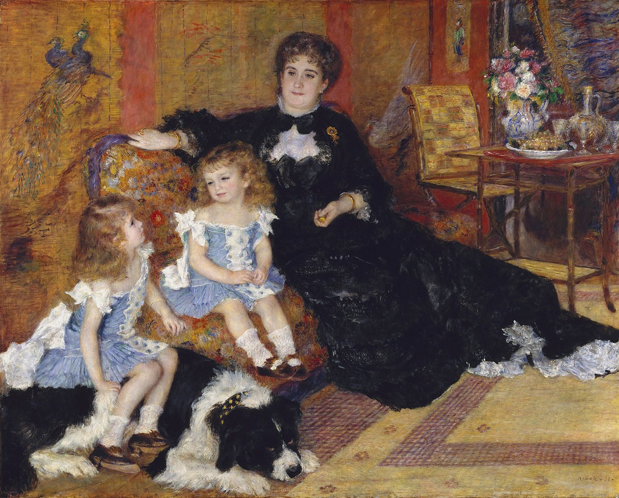 Madame Georges Charpentier e i suoi figli, 1878 da Pierre Auguste Renoir
