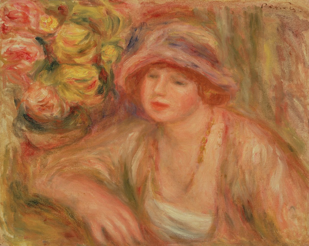 Madame Jean Renoir, 1918 da Pierre Auguste Renoir