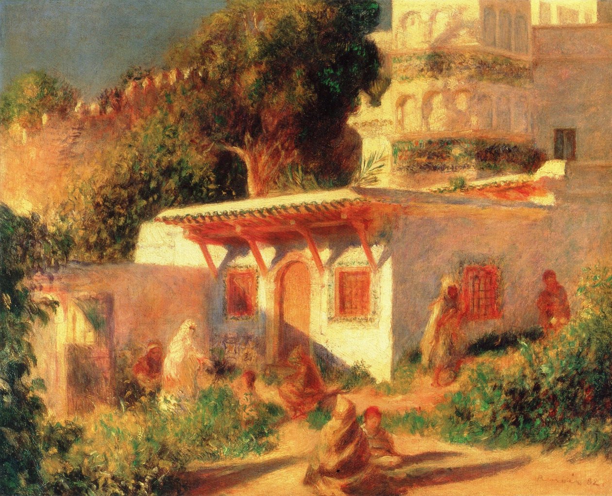 Moschea ad Algeri da Pierre Auguste Renoir