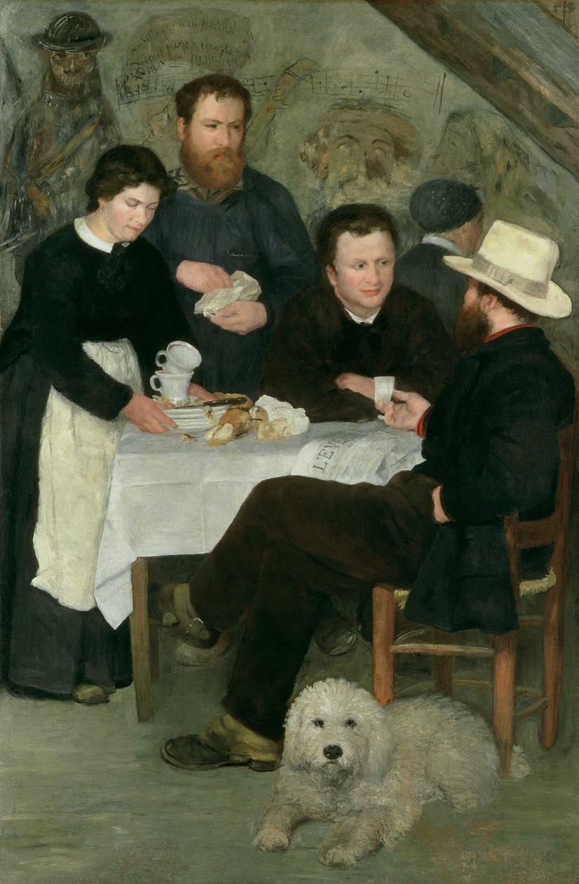 La taverna di Madre Anthony, 1866 da Pierre Auguste Renoir