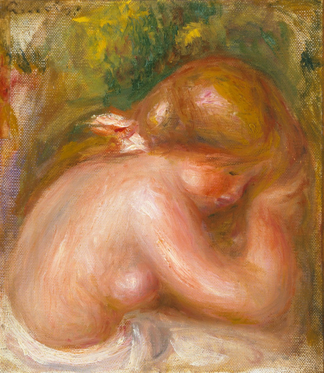 Torso nudo di giovane ragazza da Pierre-Auguste Renoir