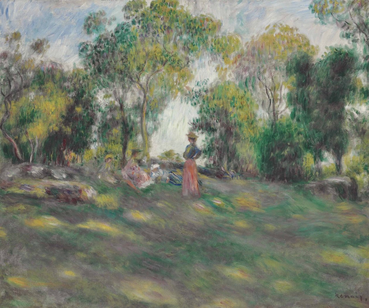 Paesaggio con figure da Pierre Auguste Renoir