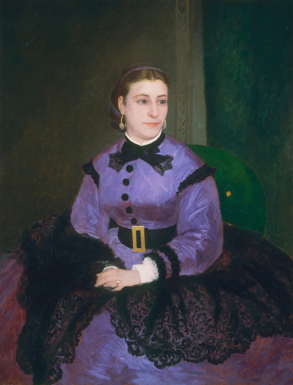 Ritratto di Mademoiselle Sicot, 1865 da Pierre Auguste Renoir