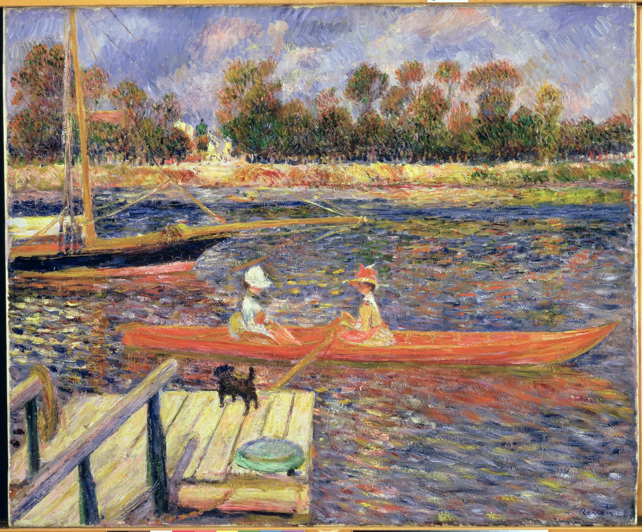 Barca rossa, Argenteuil, 1888 da Pierre Auguste Renoir
