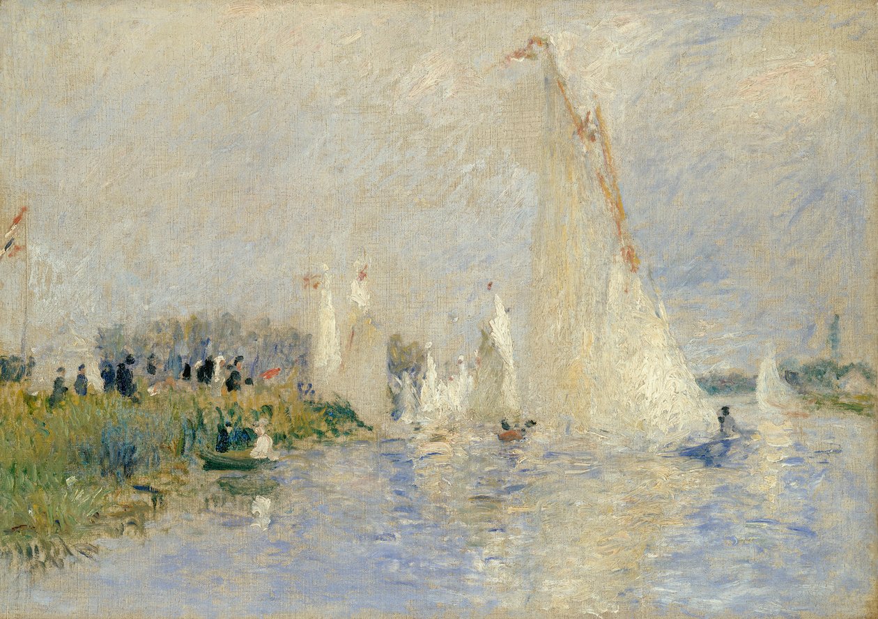 Regata ad Argenteuil, 1874 da Pierre Auguste Renoir