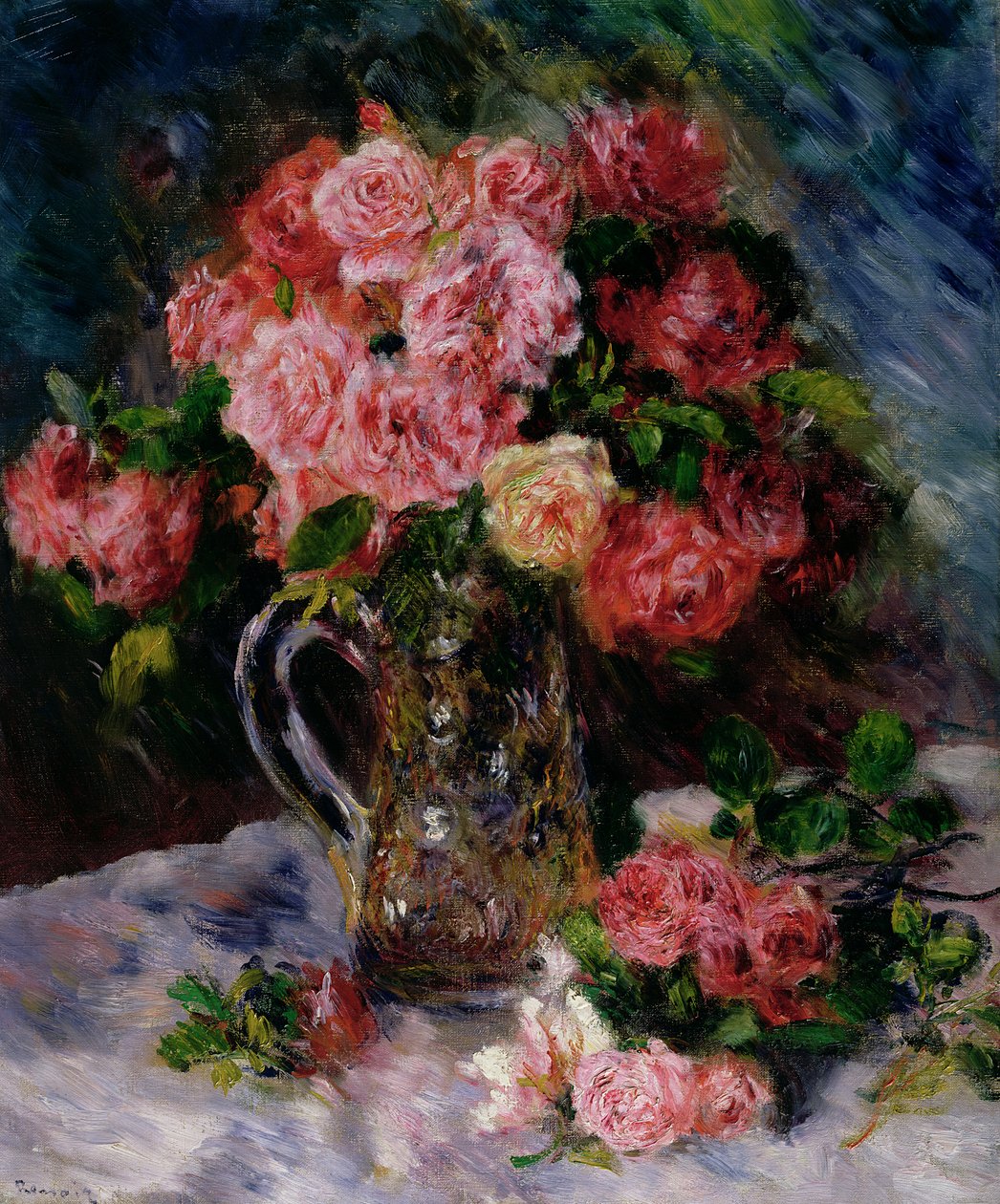 Rose, c.1879 da Pierre Auguste Renoir