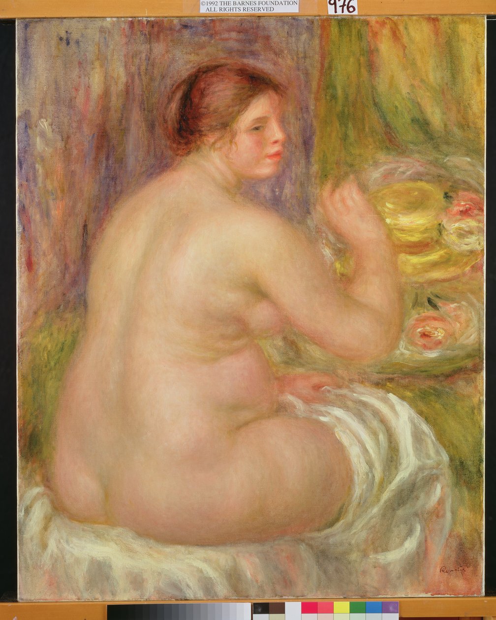 Nudo seduto, la donna incinta da Pierre Auguste Renoir