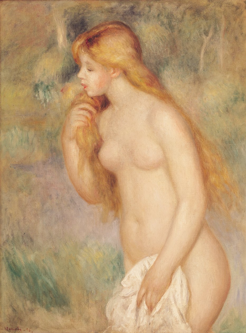 Bagnante in Piedi, 1896 da Pierre Auguste Renoir