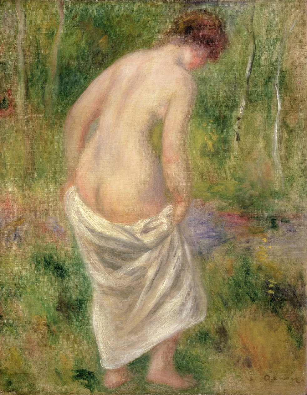 Nudo in Piedi nel Paesaggio da Pierre-Auguste Renoir