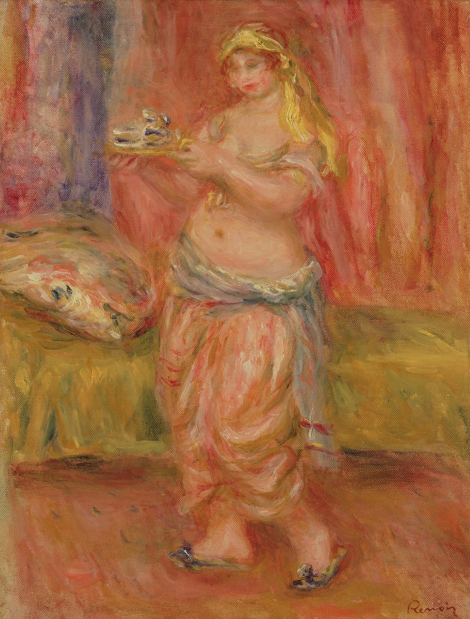 Odalisca in piedi, c.1917 da Pierre Auguste Renoir