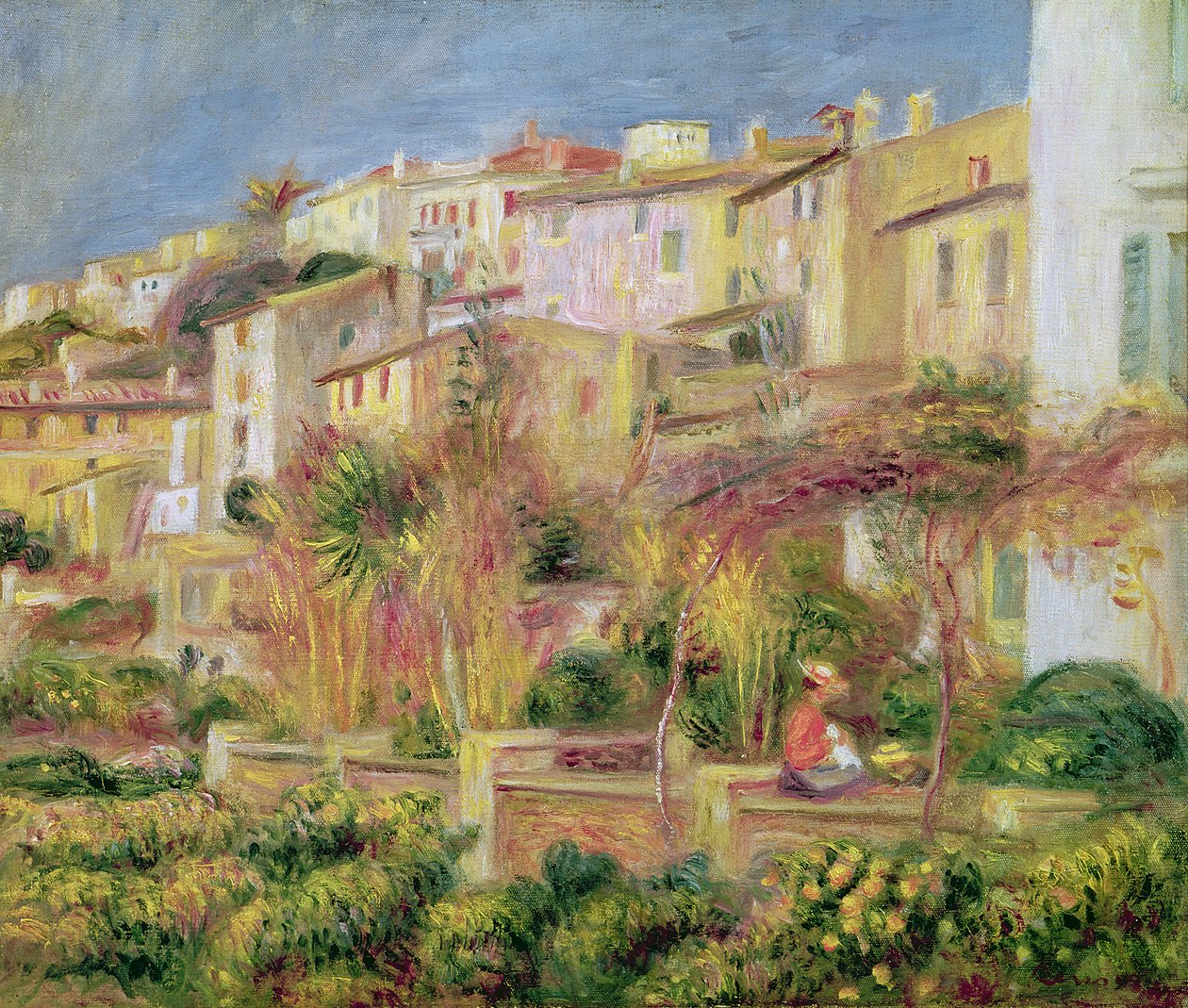 Terrazza a Cagnes, 1905 da Pierre Auguste Renoir