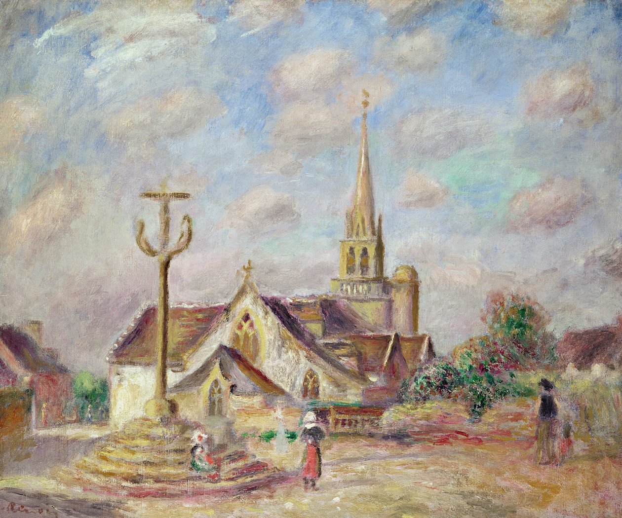 Il Calvario a Pont Aven, c.1892 da Pierre Auguste Renoir