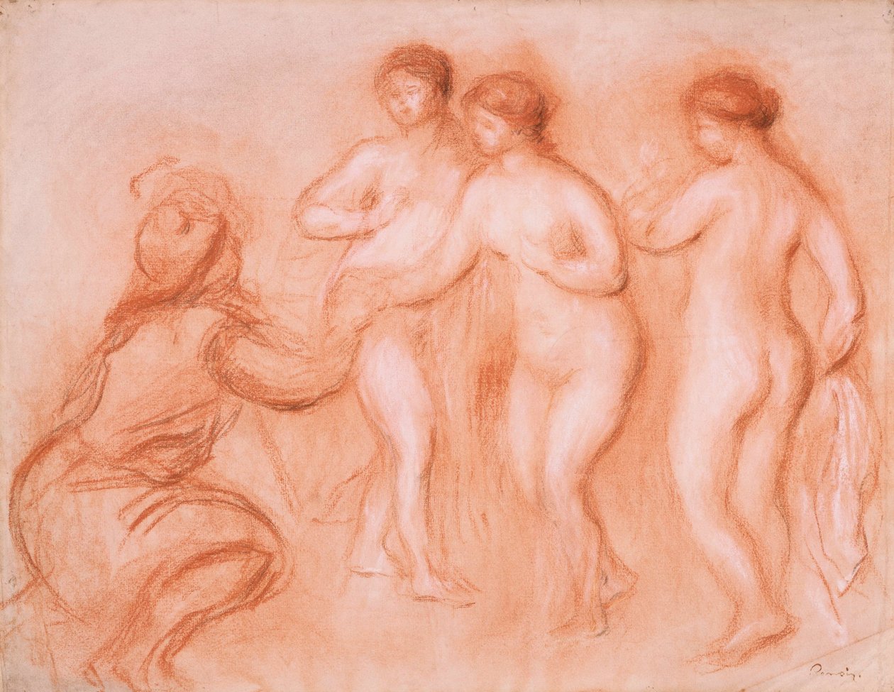 Il giudizio di Paride da Pierre Auguste Renoir